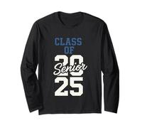 Class of 2025 Senior Orgoglio Successo Studente Graduation Maglia a Manica
