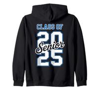 Class of 2025 Senior Varsity Script Maturità Anno Finale Felpa con Cappuccio