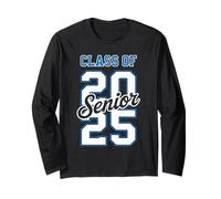 Class of 2025 Senior Varsity Script Maturità Anno Finale Maglia a Manica