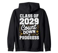 Class of 2029 Countdown in Progress Classe del 2029 Diploma Felpa con Cappuccio