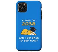 Class of 2038 - Can I Go Back To Bed Now? Funny Graduate Dog Custodia per iPhone 11 Pro Max