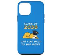 Class of 2038 - Can I Go Back To Bed Now? Funny Graduate Dog Custodia per iPhone 12 mini