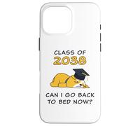 Class of 2038 - Can I Go Back To Bed Now? Funny Graduate Dog Custodia per iPhone 16 Pro Max