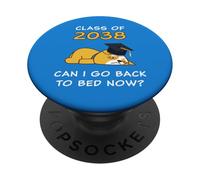 Class of 2038 - Can I Go Back To Bed Now? Funny Graduate Dog PopSockets PopGrip Adesivo
