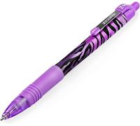 Class Pack Di 20 Penne A Sfera Retrattili Zebra Z-Grip - Inchiostro Blu, Viola