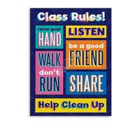 Class Rules Expectations Poster for Teachers Back to School Middle School High School Classroom Decor Wall Art(Unframed,08x12inch(20x30cm))
