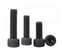 Classe 12.9, vite a esagono incassato, prolunga, vite nera a filettatura totale, M10,-M10 * 105mm (20 pezzi)