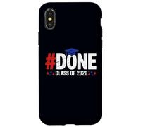 Classe del 2026 Fatto Studente di Laurea per Lui Il Suo Senior 26 Custodia per iPhone X/XS