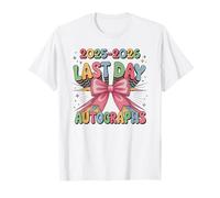 el 2026 Last Day School Scrivi Autograph Class Keepsake Maglietta