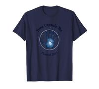 Classe del 2037 Grow with Me Handprint Time Capsule Maglietta, Uomo, Navy, S