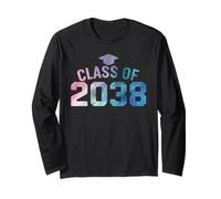Classe del 2038 Grow with Me Spazio per Impronte di Mani K-12 Senior Maglia a Manica