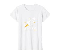 Classe del 2039 - Ho Appena iniziato Il Mio Viaggio Razzo Spaziale Maglietta, Donna, Bianco, XS