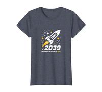 Classe del 2039 - Ho Appena iniziato Il Mio Viaggio Razzo Spaziale Maglietta, Donna, Pervinca, S