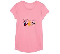 Classe del 2040 Crescere con Me: Impronte di Mani ai diplomi Maglietta, Ragazze, Rosa, L