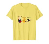 Classe del 2040 Crescere con Me: Impronte di Mani ai diplomi Maglietta, Uomo, Limone, L