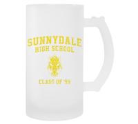 el '99 Della Sunnydale High School Boccale Per Bevande Con Manico In Vetro Per Birra Glass Beer Cup Handled Beverage Mug