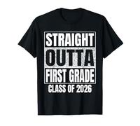 Classe di 2025 Dritto Outta Primo Grado di Laurea Vintage Maglietta
