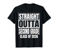 Classe di 2025 Dritto Outta Seconda Grado di Laurea Vintage Maglietta