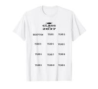 Classe di 2037 Handprint School Starters Primo giorno di scuola Maglietta