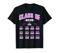 Classe di 2038 Graduazione Scuola Asilo Crescere Design Maglietta