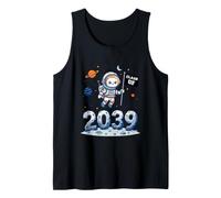 i 2039 Kindergarten Pre-k Grow with Me Cat Astronaut Canotta