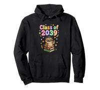 i 2039 Kindergarten Pre-k Grow with Me Owl Reading Felpa con Cappuccio