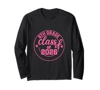 Classe di 8° Grado del 2026 Pink Circle Edition Maglia a Manica