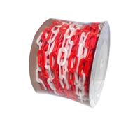 Classe industriale 25m Sistemi Catene di Sicurezza Riflettenti 6 Mm/8 Mm Connessione Plastica Spessa Per Aree Temporanee Blocco Controllo del traffico Riutilizzabile Connessioni Plastica