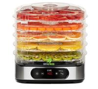 Classe Italy | Essiccatore Alimentare, Consumi Bassi, 5 ANNI DI GARANZIA ITALIA, Senza BPA, Essiccatore per Frutta, Verdura, Carne, Pesce, Frutta secca, 500 W, 23 Litri, Acciaio