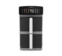 CLASSE ITALY Friggitrice ad Aria Doppio Cestello Verticale, Capacità 11 Lt, Doppia Resistenza, Cottura su 4 Livelli, Funzione Sync & Match, 9 Programmi, Senza PFAS, Temperatura da 60° a 220°, 2400W
