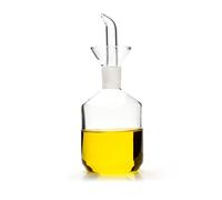 Classe Italy - Oliera da tavola 500 ml Duna in vetro borosilicato, con tappo brevettato salvagoccia, elegante, sicura, perfetta per olio o condimenti