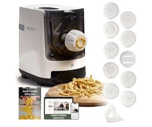 CLASSE ITALY PASTAIO Macchina per la Pasta con 11 trafile. Pasta Maker, bilancia integrata, 800g di pasta per ciclo, realizza 15 tipi di pasta, 5 ANNI GARANZIA ITALIA