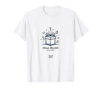 Classe Maschile in Un Dono | Idea Regalo Elegante per Uomo Maglietta, Uomo, Bianco, L