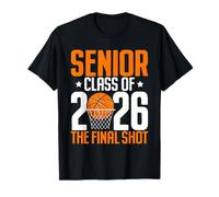 Classe Senior del 2026 Il Colpo Finale di Pallacanestro Laurea Maglietta