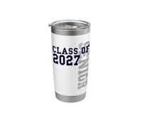 Classe senior del 2027 - Anno di laurea High School & College Bicchiere termico in acciaio inox doppia parete