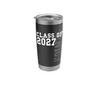 Classe senior del 2027 - Anno di laurea High School & College Bicchiere termico in acciaio inox doppia parete