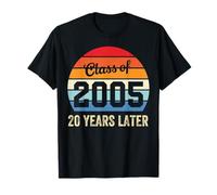 Classe vintage del 2005 20 Anni dopo Riunione 20 ° Laurea Maglietta