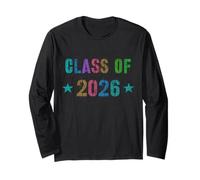 Classe Vintage del 2026 Future Graduazione Anziani Quasi lì Maglia a Manica