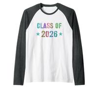 Classe Vintage del 2026 Future Graduazione Anziani Quasi lì Maglia con Maniche Raglan