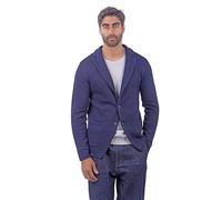 CLASSE77 Blazer Sartoriale in Lana - Modello di Giacca Casual e Sportivo da Uomo - Artigianale, Made in Italy (IT, Testo, M, Regular, Regular, Blu Punto Milano)