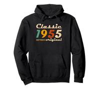 Classic 1955 Original Men Women Birth of Birthday Vintage Felpa con Cappuccio