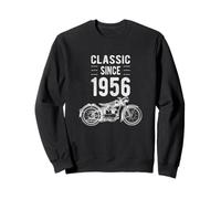 Classic 1956 Motociclista 69 anni 69 ° compleanno Felpa