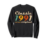 Classic 1991 Original Men Women Birth of Birthday Vintage Felpa