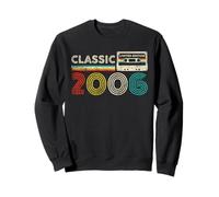 Classic 2006 Vintage Birthday 2006 Cassette Tape Classic Felpa