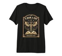 Classic A Book A Day Keeps Reality Away Wings Spada Fantasy Maglietta Premium