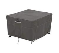 Classic Accessories 56-045-045101-EC Ravenna - Tovaglia quadrata per tavolo da patio, 150 cm, colore: tortora