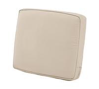 Classic Accessories - Cuscino posteriore Montlake in schiuma e fodera antiscivolo, Antique Beige, 25" wide x 22" high x 4" thick
