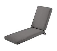 Classic Accessories Montlake - Cuscino impermeabile per chaise longue, 188 x 58 x 7,6 cm, colore: antracite chiaro