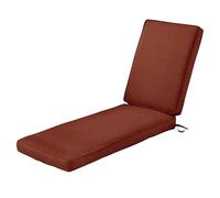Classic Accessories Montlake - Cuscino impermeabile per chaise longue da esterno, 182 x 53 x 7,6 cm, colore: rosso henné