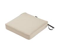 Classic Accessories Montlake - Cuscino rotondo in schiuma e fodera antiscivolo, Antique Beige, 17" wide x 17" deep x 3" thick